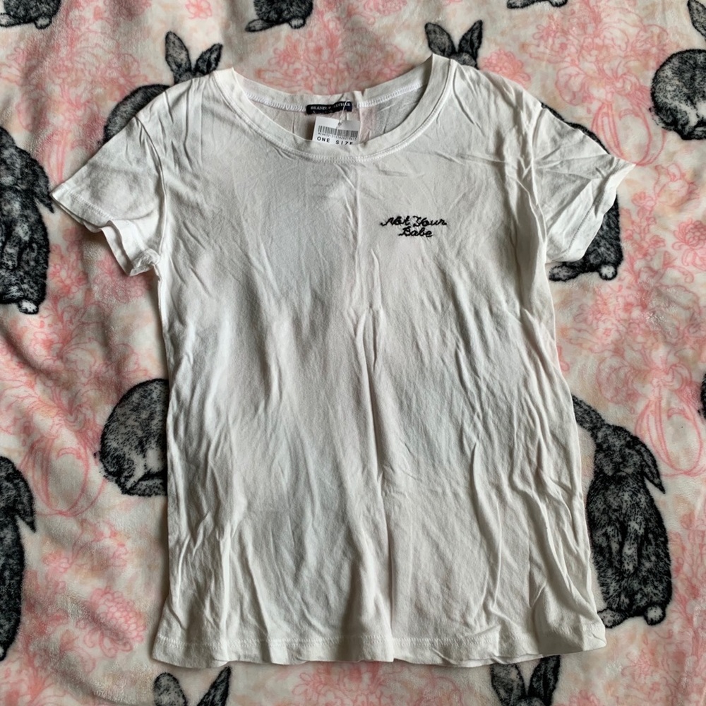 Brandy Melville Not Your Babe Top